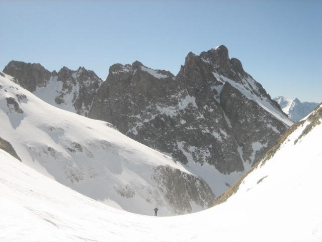 col de la portette : dernière remontée éprouvante dans la combe du jas du four