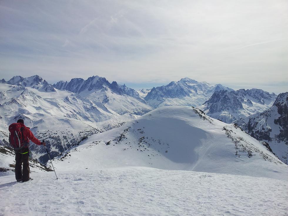 Bel Oiseau : Vue imprenable sur le massif du Mont Blanc
