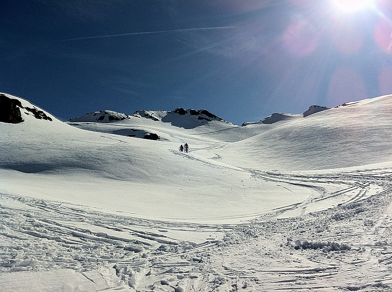 Fin de la première montée : Derniers mètres avant le premier passage au col de la Fenêtre