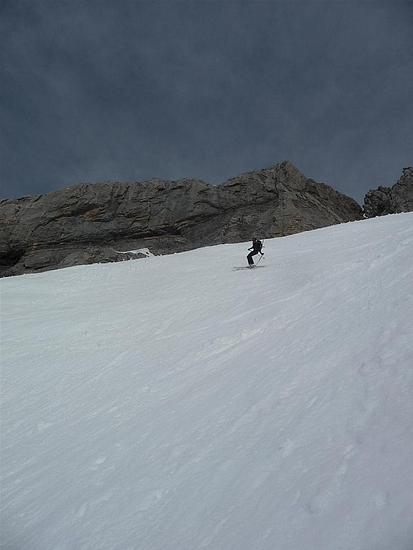 Pte de Bellacha SW : Belles pentes larges dans ce couloir...