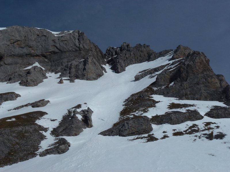 Couloir SW : Le couloir SW