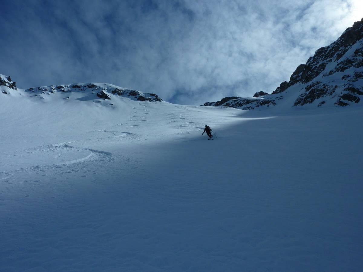 #14 Montagne de l Montagne de l'Oule : seulement 2 traces, les notres !