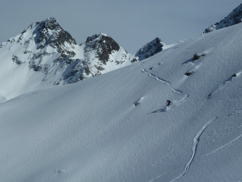 #12 Pointe du Gleysin : Début d Pointe du Gleysin : Début d'une bonne session dans la combe de L'Oule