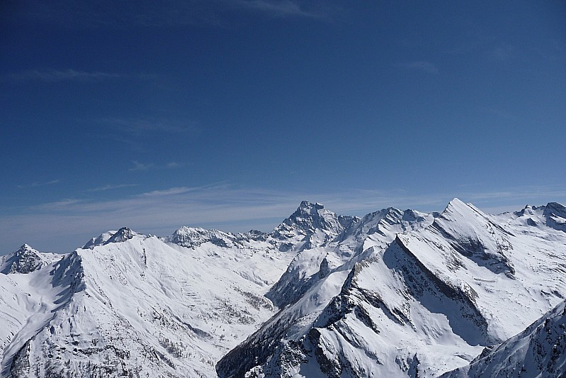 Pic du Fond de Peynin : Vue sur le Viso