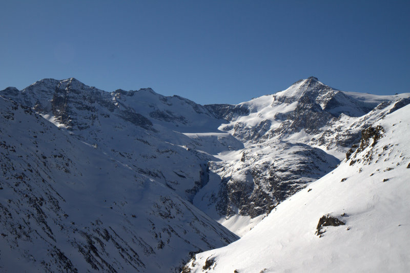 Cirque : des Evettes, Albaron, Gde et petite Ciamarella