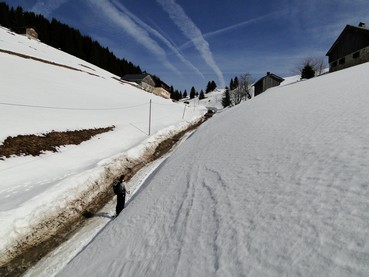 accès : monté au refuge de Cenise qui est fermé.