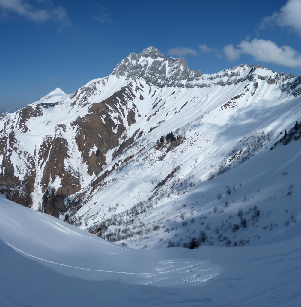 Tré la Tanne nord : Un vallon bien protégé du soleil