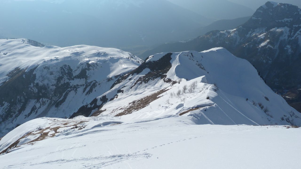 Tré le Mollard : Arête SW depuis Plan Mollard