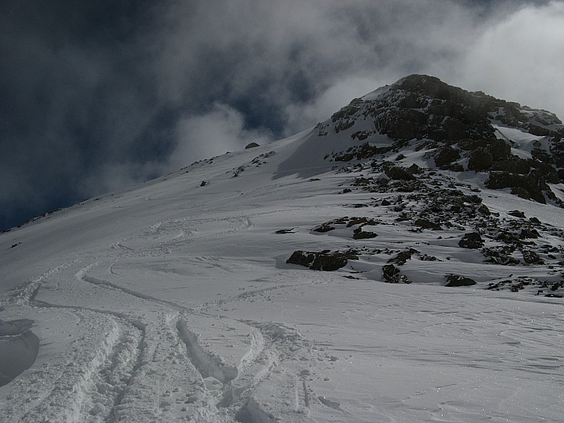 Col de la Turge de la Suffie : Col  de la Turge de la Suffie 2825m et début montée au sommet de Turge de la Suffie
