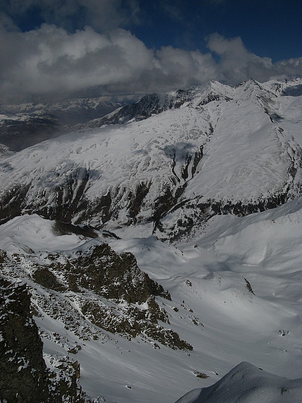 Vue vers le nord : Vue depuis le sommet de la Turge de la Suffie