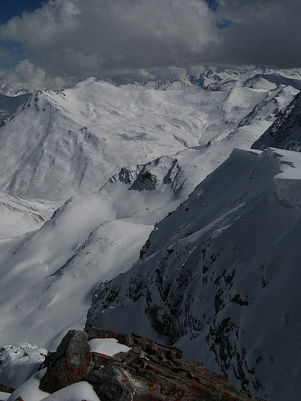 vue vers le sud est : Suite panorama depuis le sommet de la Turge