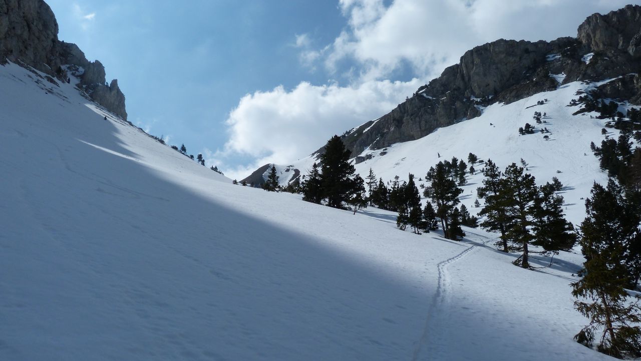 Pas des Bachassons : Montée douce