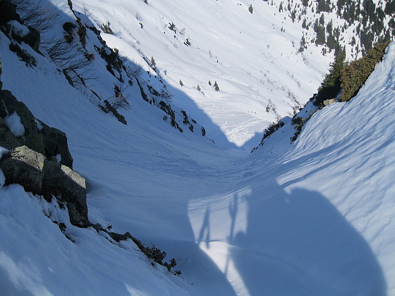 Un jolie couloir avant l'épaule