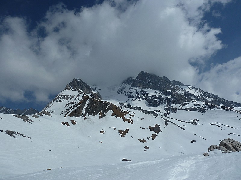 Grande Casse : prise par un nuage