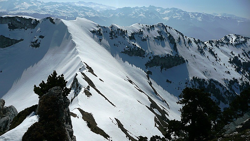 Sortie du couloir : Récompense sur l'arête, c'est vraiment chouette