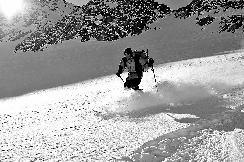 Goléon : Antoine à la descente