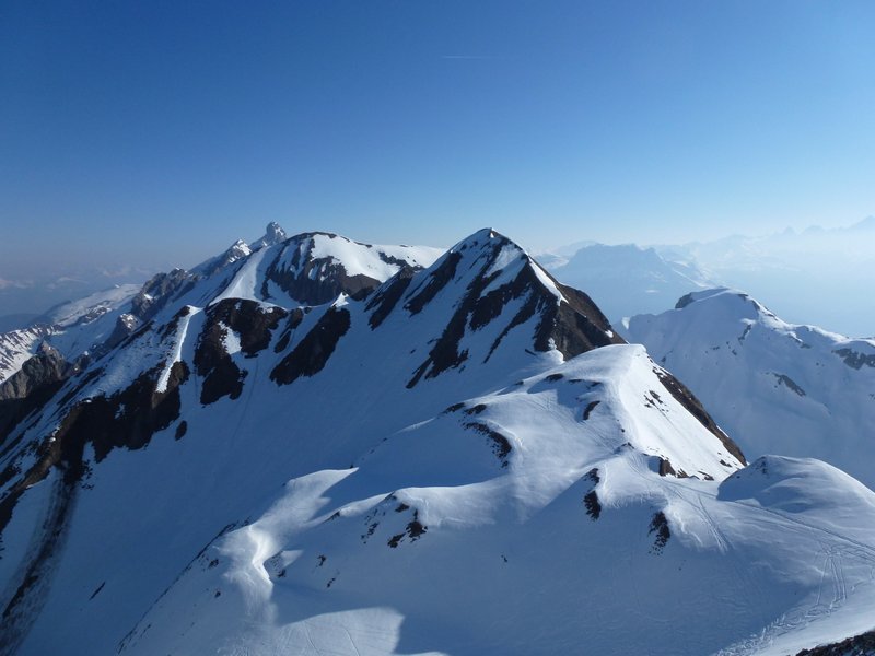 Tête de Paccaly : Vue sur Paccaly depuis le Trou de la Mouche