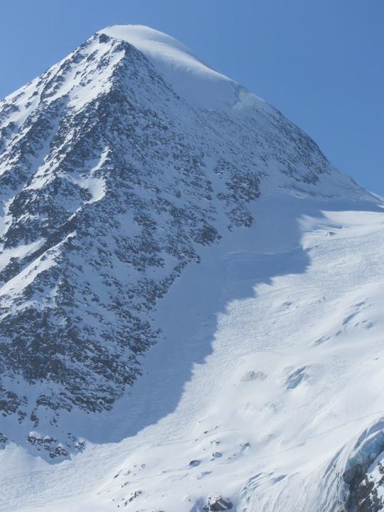 Combin de Corbassière : La descente en arrivant du Petit Combin