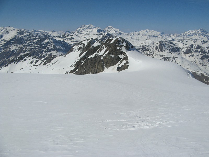 Glacier Grand Fond : Descente: c'est a gauche.