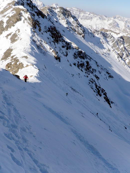 Pas de la Cula : Eric attaque les derniers mètres