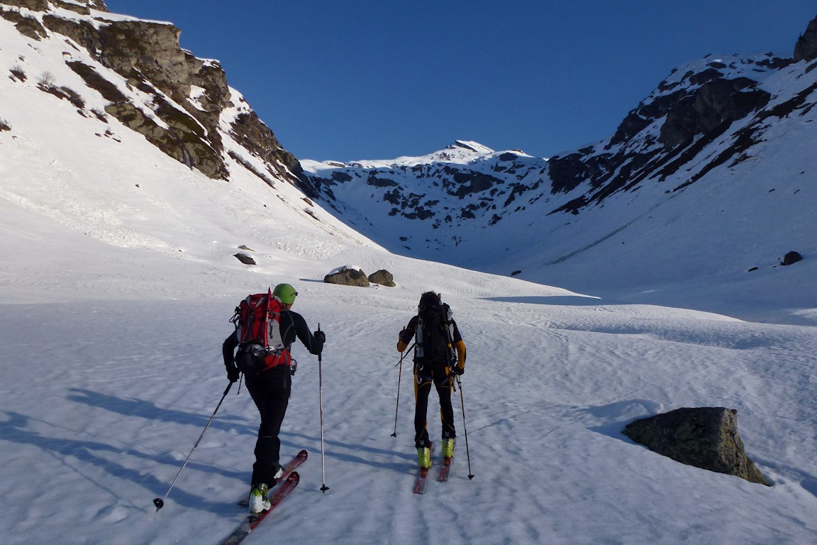 Vallon de la Louïe Blanche : Enfin au soleil !