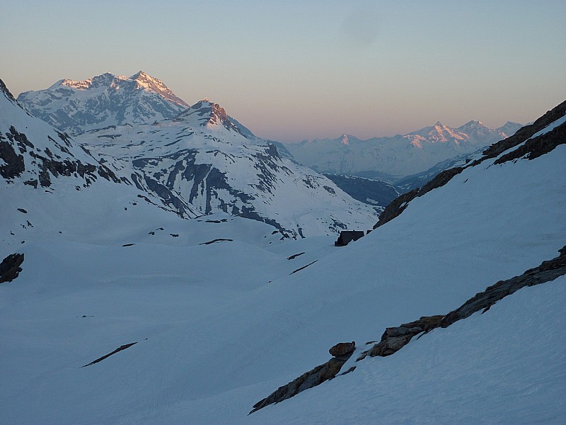 Lever de soleil  Mont Pourri
