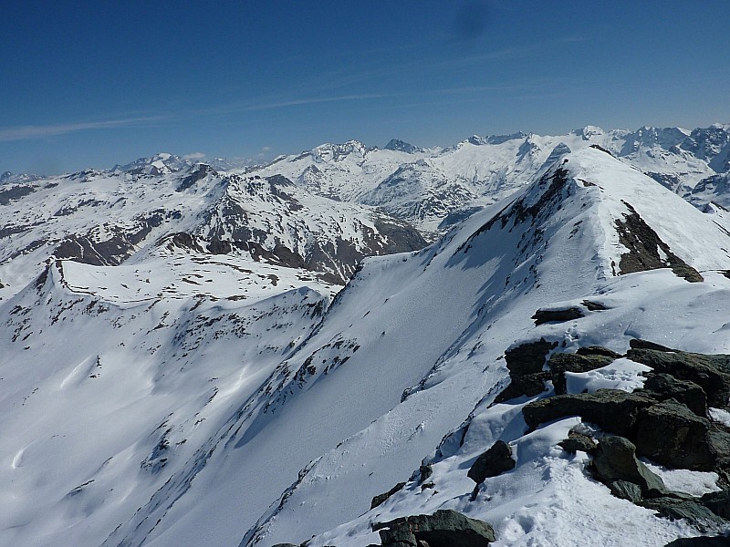 Vue du sommet de Mean Martin