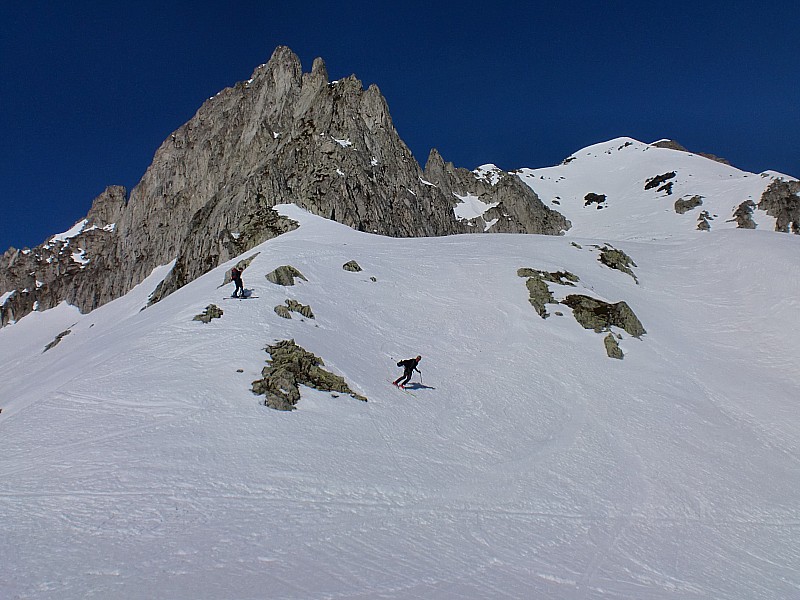 aiguille de la balme : Pierrot se fait bien plaisir sur cette moquette