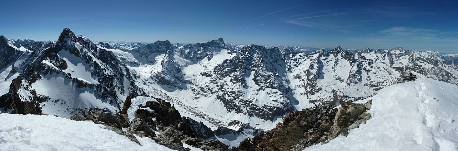 VallonDeLaLavey : Vue du sommet vers le vallon de la Lavey