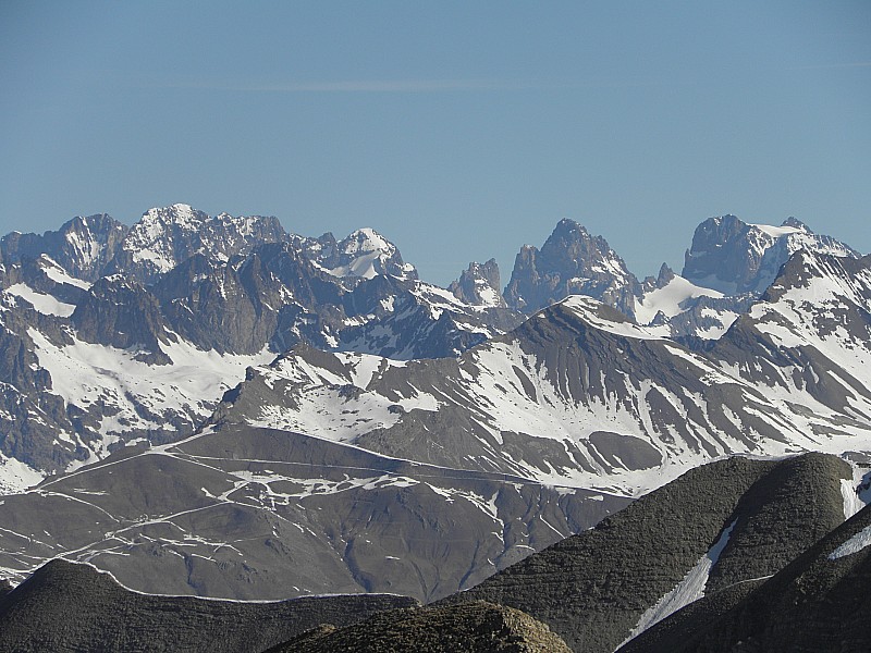 Belle vue sur les Ecrins.
