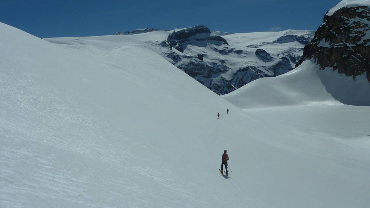 Moraine de la Patinoire : Pointe du Dard plein centre