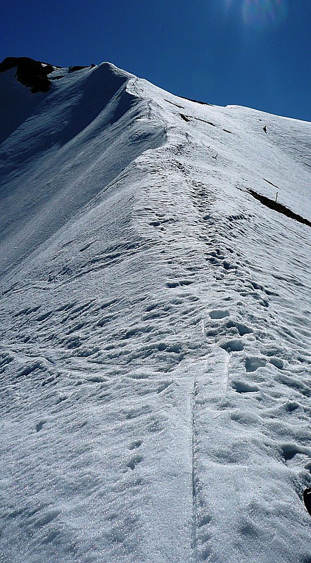 Montée au Dôme de Bellefont : Par l'arête esthétique