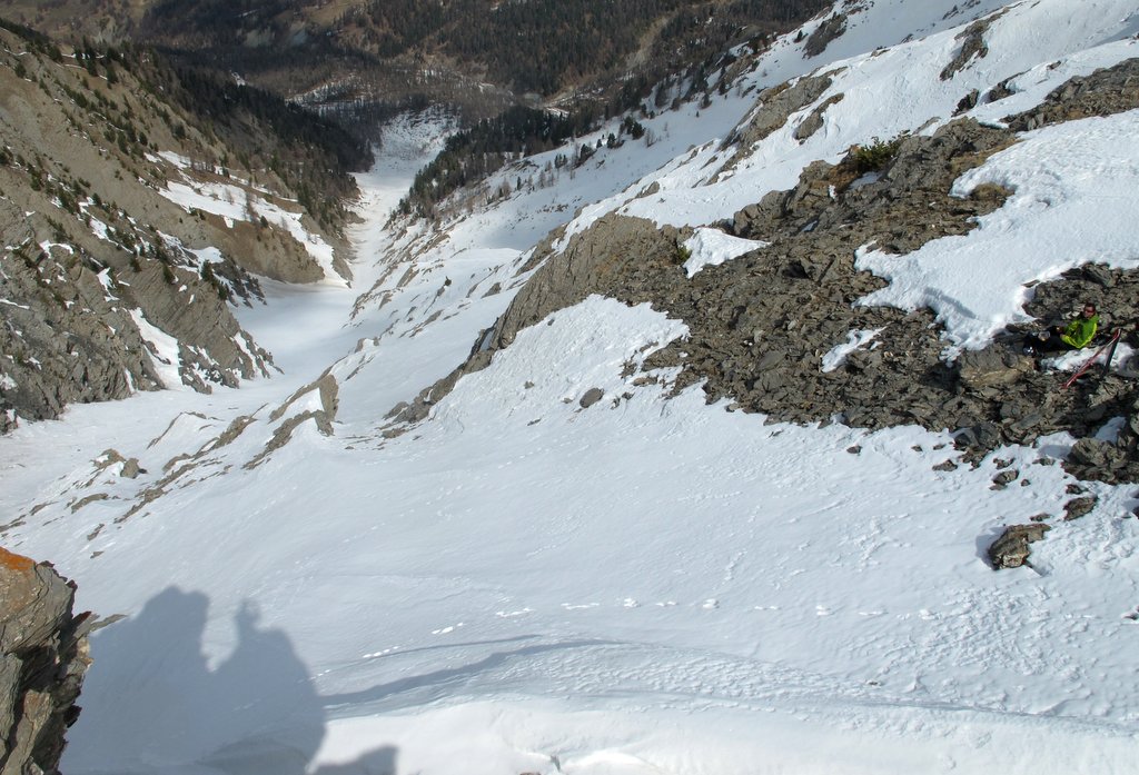 Petite pause... : ...avant la descente
