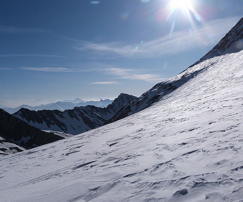 Face nord du Goléon : Un manteau neigeux en tôle ondulé ou tuile, selon les goûts de chacun