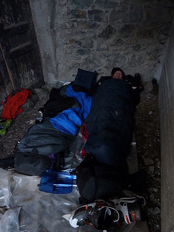Dormillouse : Bivouac spartiate