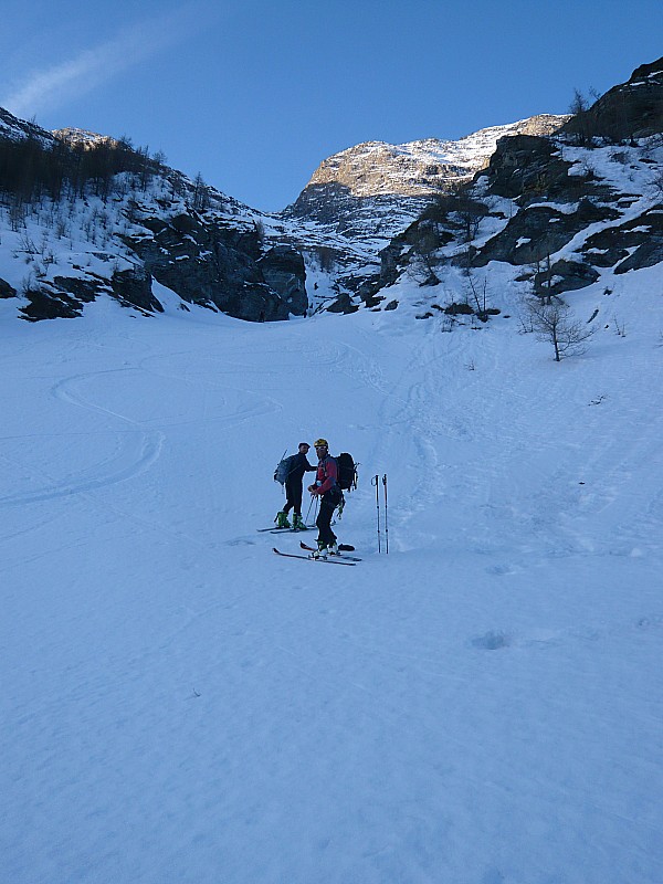 pointe du charbonnel : David et Berny , c'est parti pour 2000m de D+