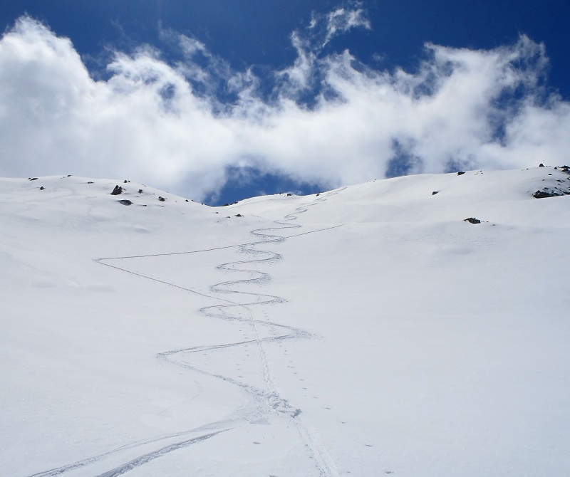 Pourtère de l'Espagnol : Encore du bon ski sous la Pourtère de l'Espagnol