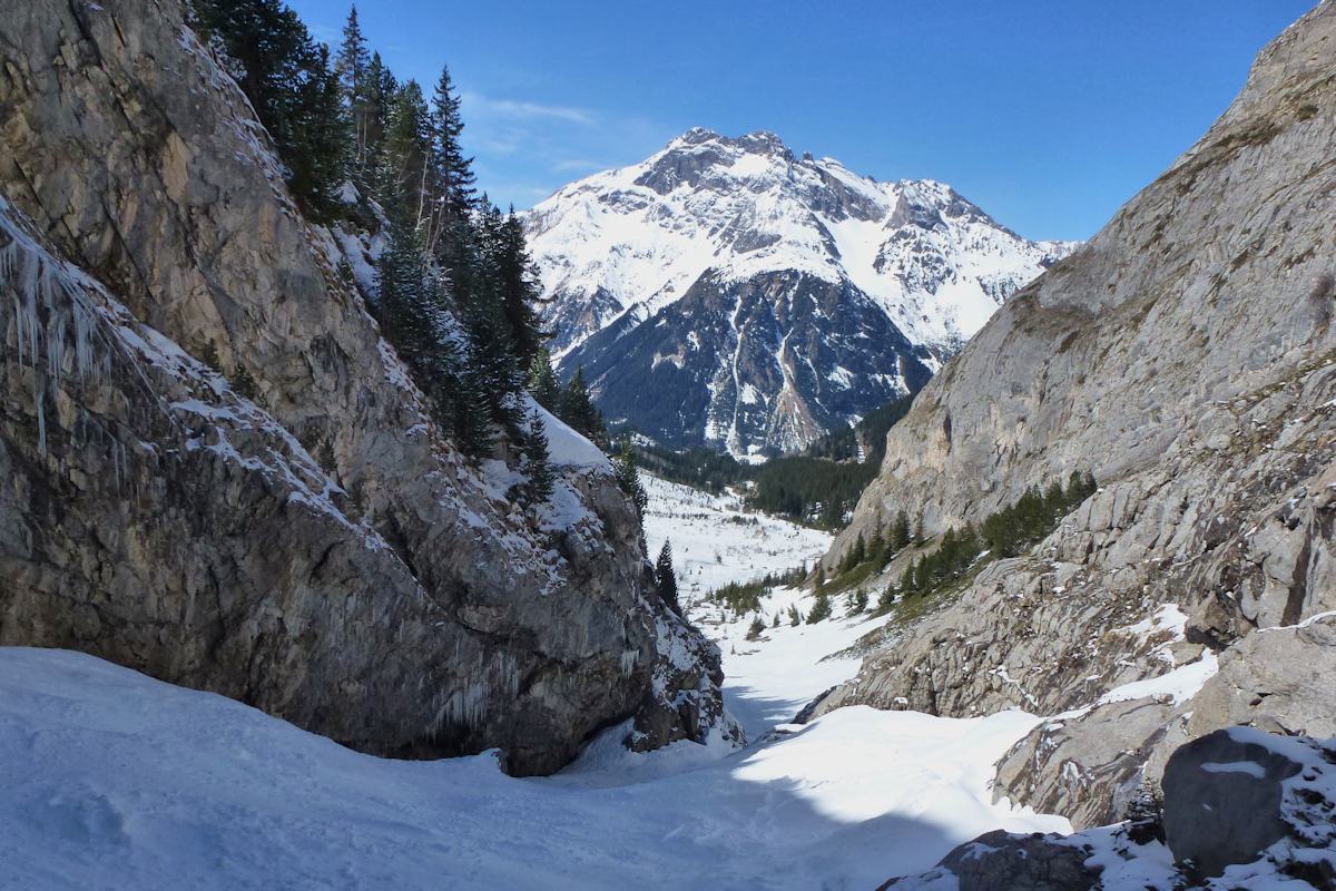 La sortie de la Gorge : Bien rempli pour l'instant.