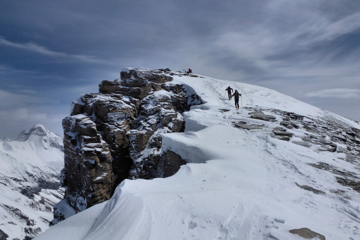 Pointe de la Rechasse (3212 m) : Les derniers mètres.