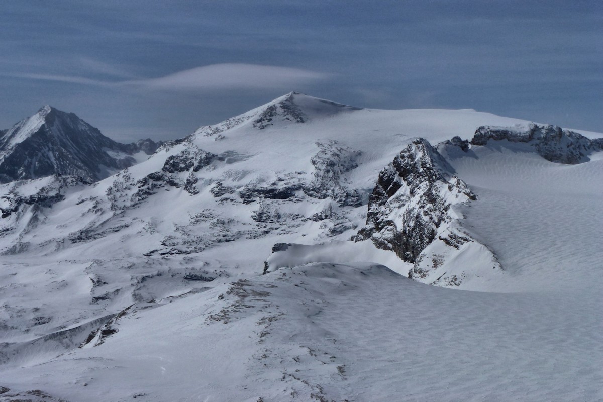 Parrachée, Chasseforêt : Et une vue partielle de la calotte glaciaire.