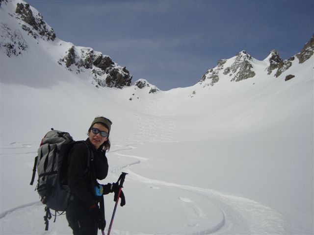 descente côté lacs des Moretan : Bonheur