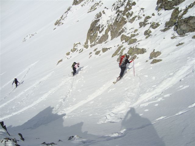 Arrivée col du Moretan : Bravo la trace