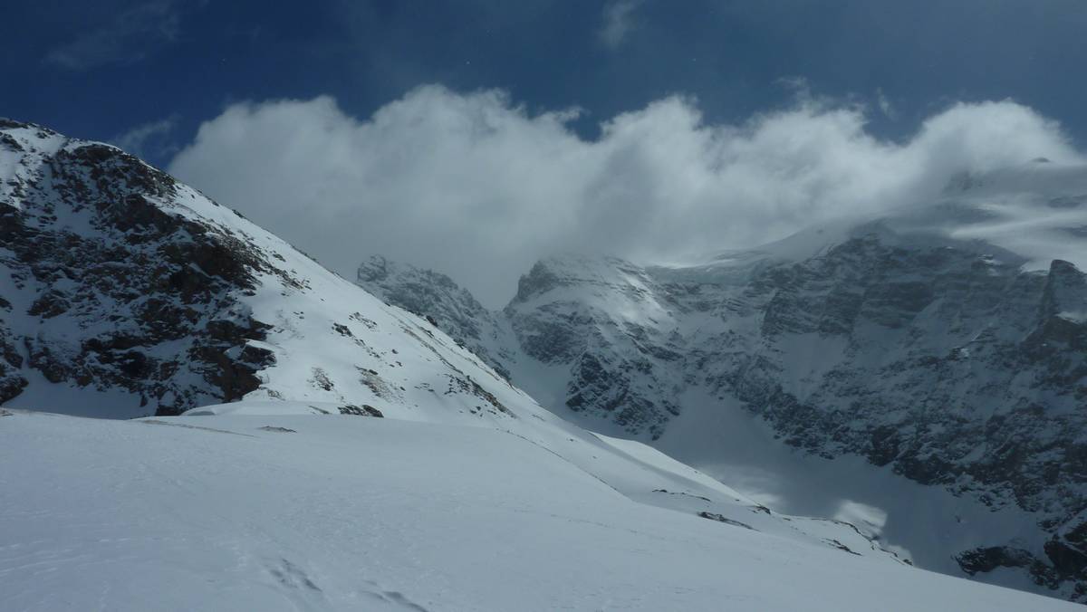 col du Greffier : bien sec sur le haut