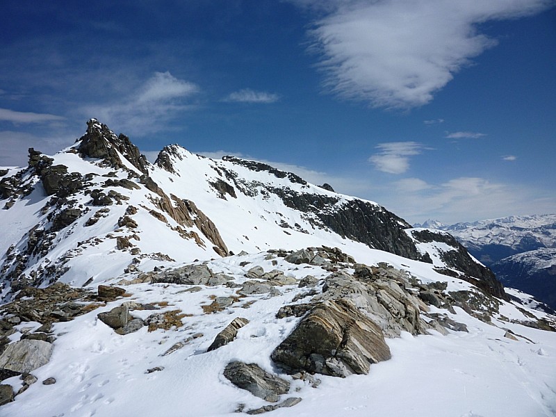 col de comberousse : vue sur le grand charmet