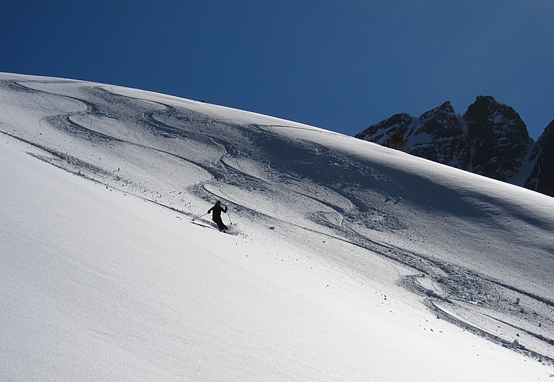 Coume de Varilhes : la bonne poudre lourde de 17h, finalement pas si lourde que ça !
