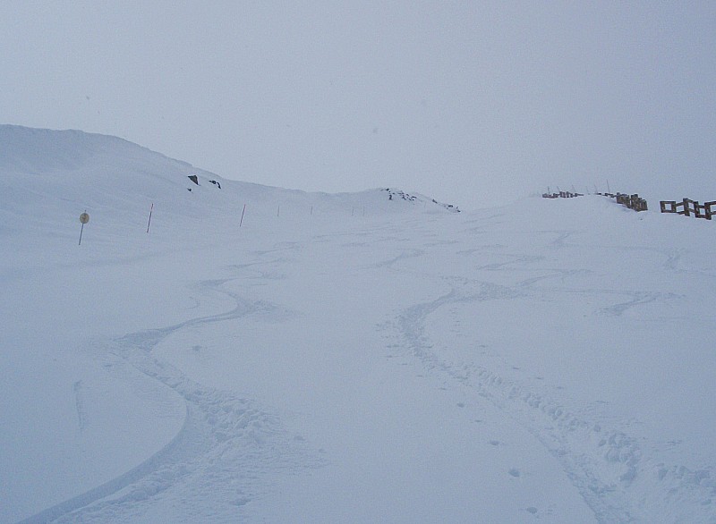 Traces sur le haut : Tout bon