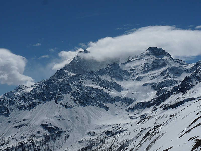 fletschhorn : Dans les nuages