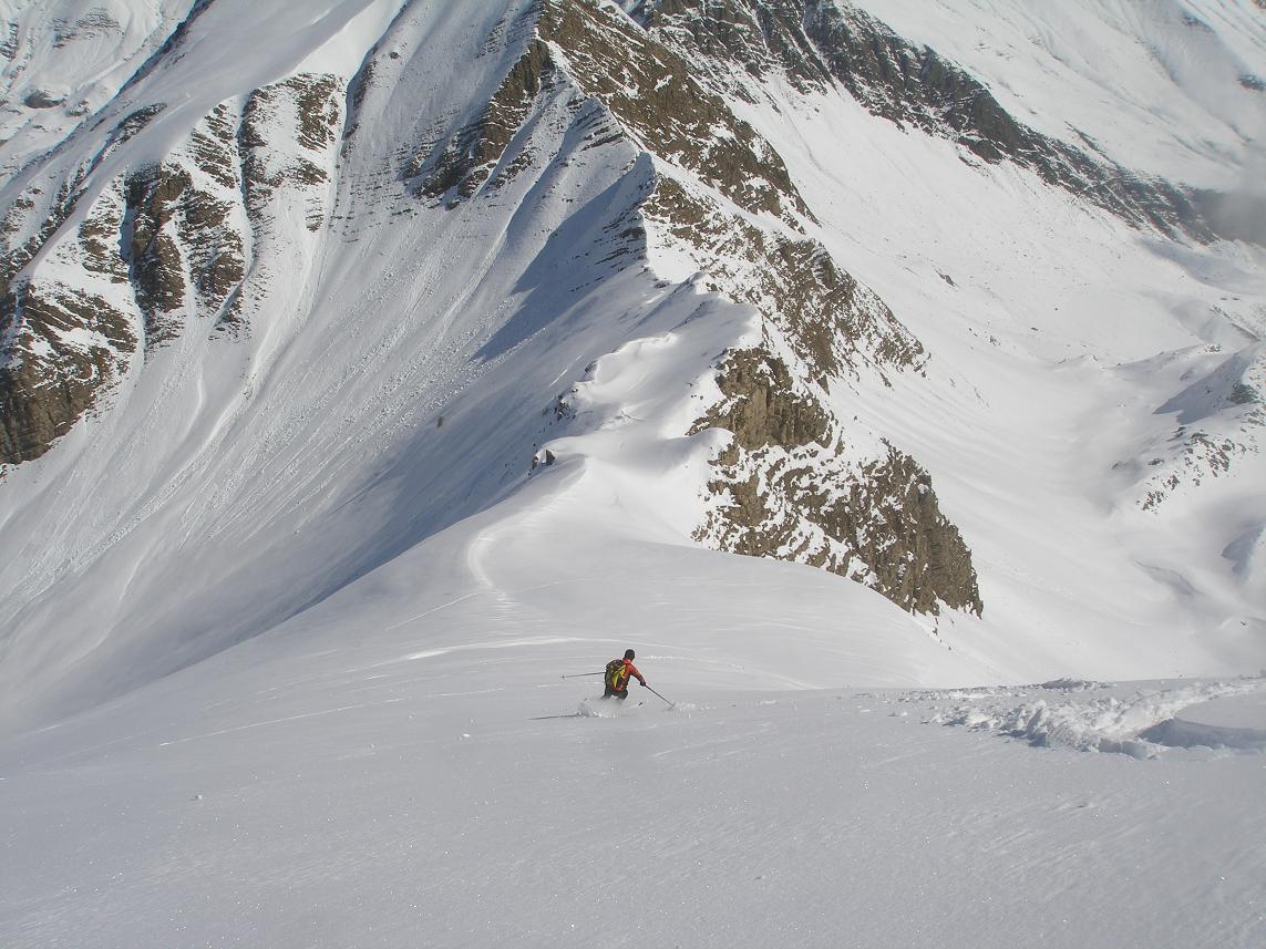 en N neige un peu croutée : mais skiable