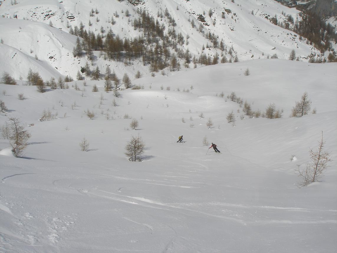 vers 1900m : encore tres bon avant le chemin du torrent ,moins agréable!