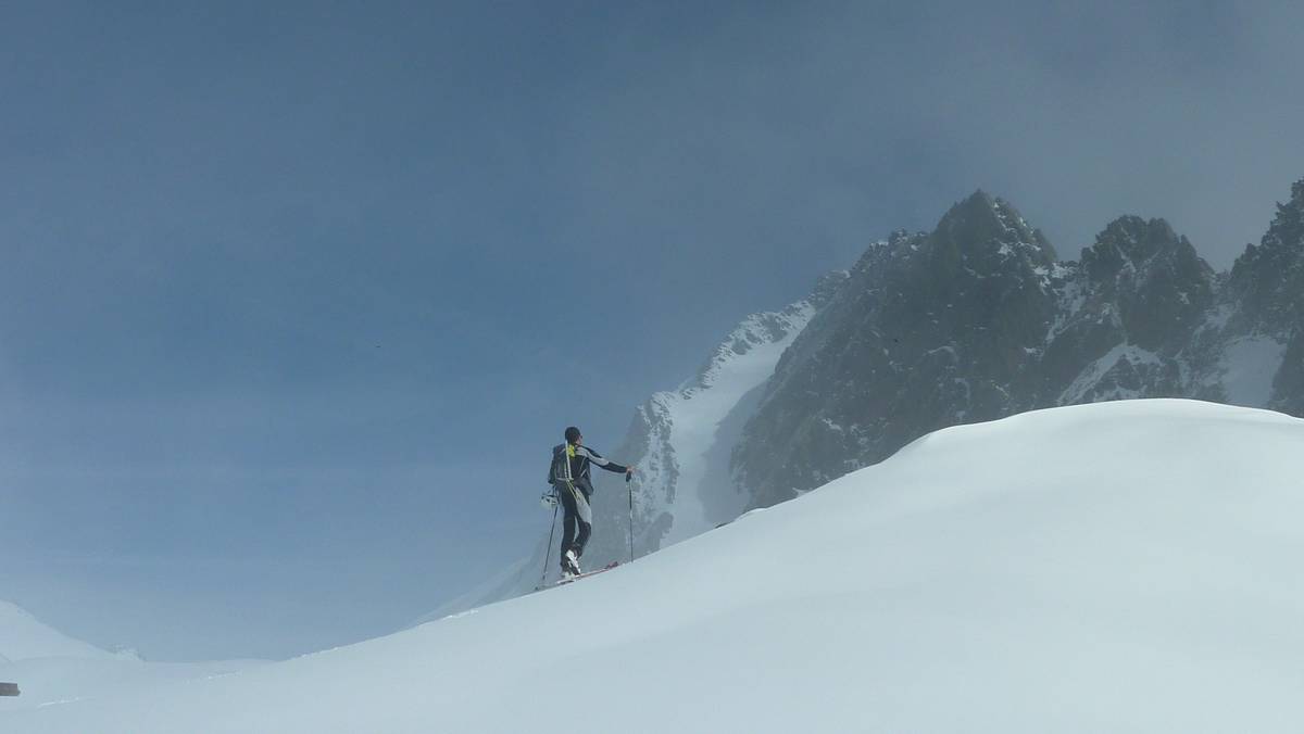 Clapierre : en route vers le couloir des 3 Doigts